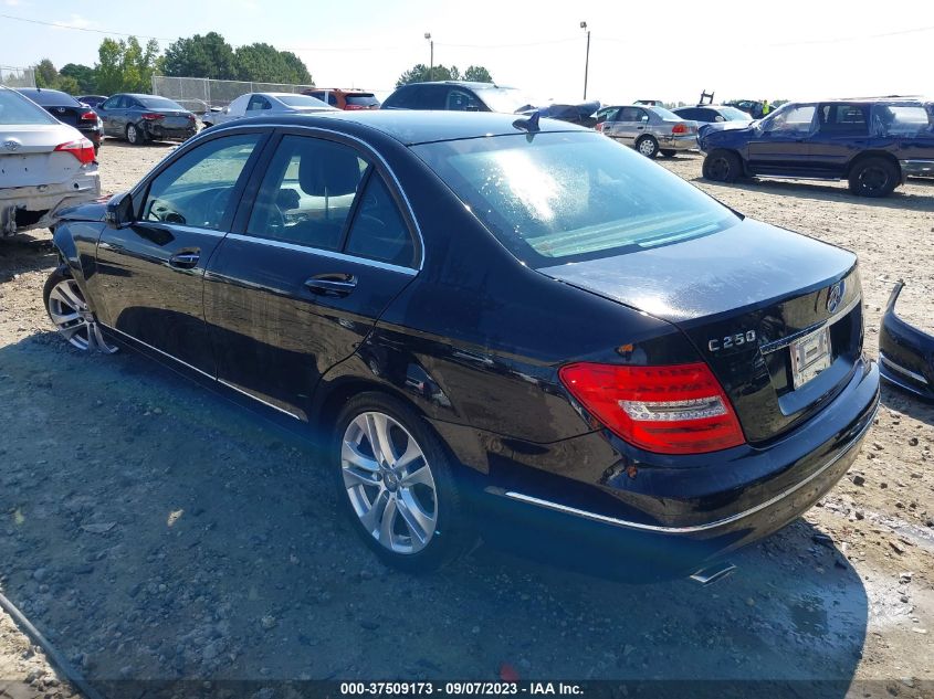 2013 MERCEDES-BENZ C-CLASS C 250 LUXURY - WDDGF4HB2DA793527