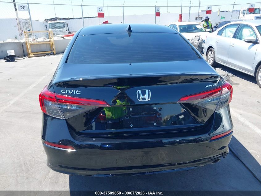 2023 HONDA CIVIC SEDAN SPORT - 2HGFE2F58PH502241