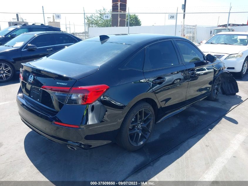 2023 HONDA CIVIC SEDAN SPORT - 2HGFE2F58PH502241
