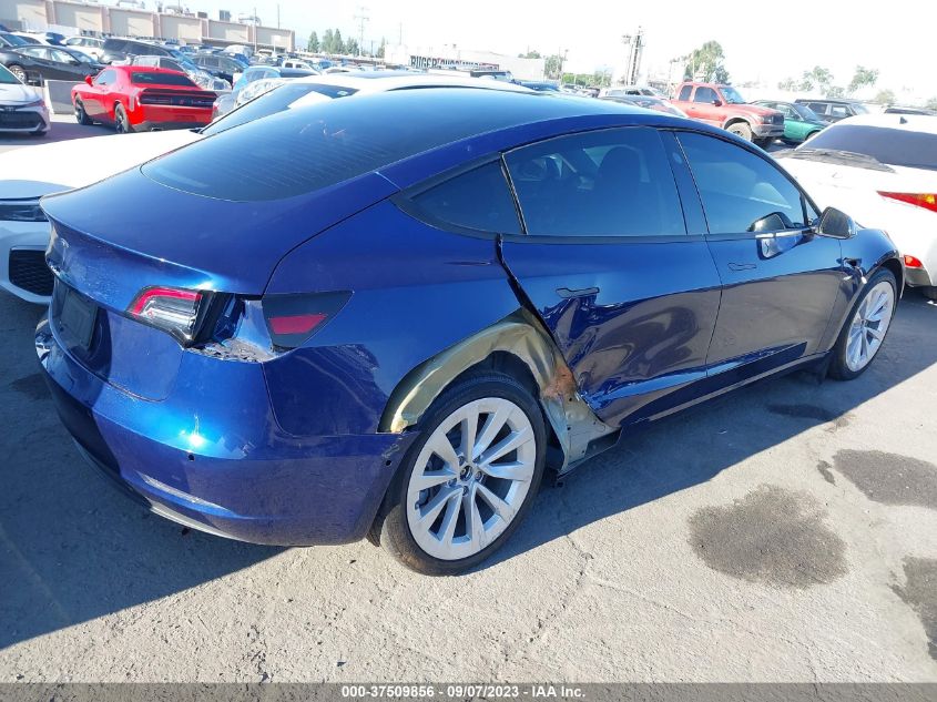 2022 TESLA MODEL 3 - 5YJ3E1EA4NF241980