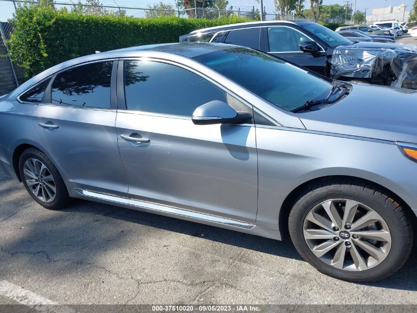 2016 HYUNDAI SONATA 2.4L SPORT - 5NPE34AF9GH266959