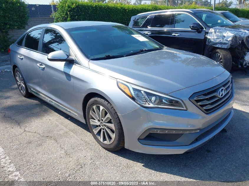 2016 HYUNDAI SONATA 2.4L SPORT - 5NPE34AF9GH266959