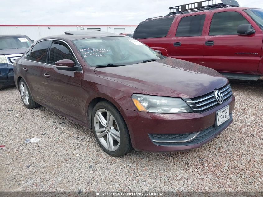 2014 VOLKSWAGEN PASSAT SE W/SUNROOF - 1VWBT7A38EC036720