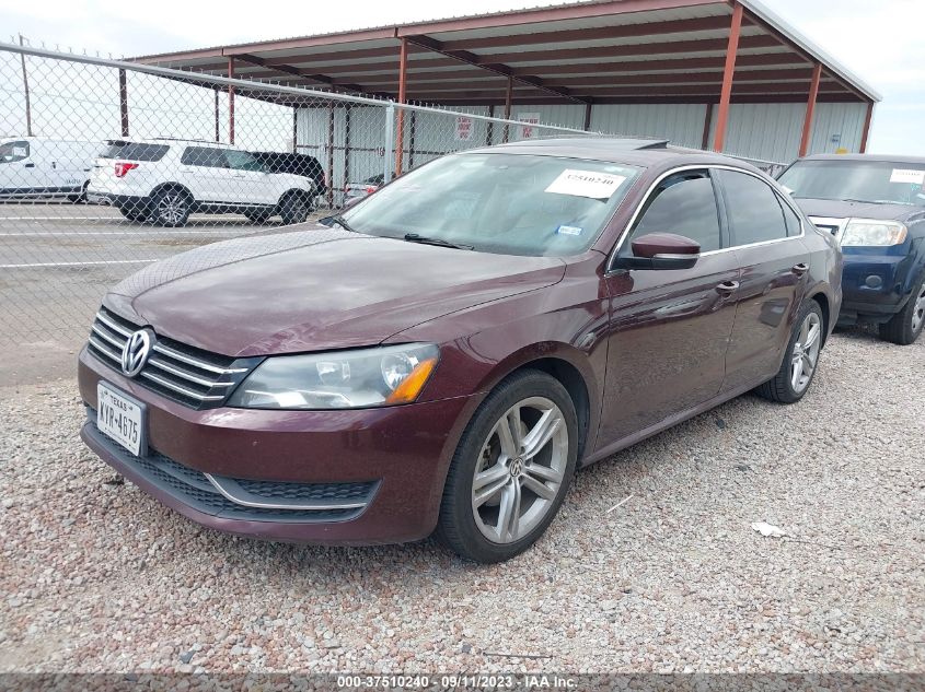 2014 VOLKSWAGEN PASSAT SE W/SUNROOF - 1VWBT7A38EC036720