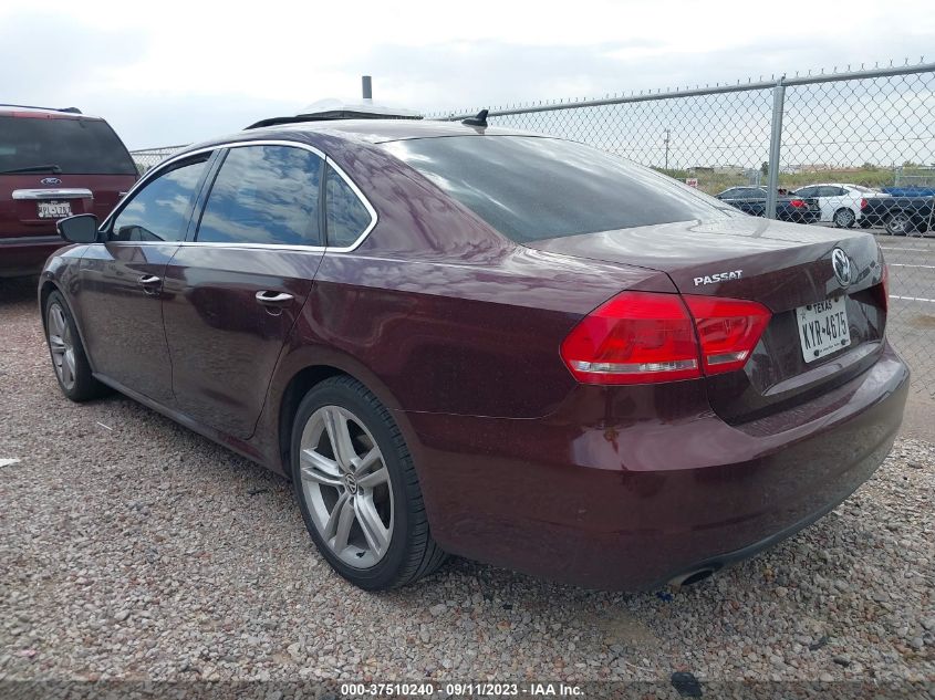 2014 VOLKSWAGEN PASSAT SE W/SUNROOF - 1VWBT7A38EC036720