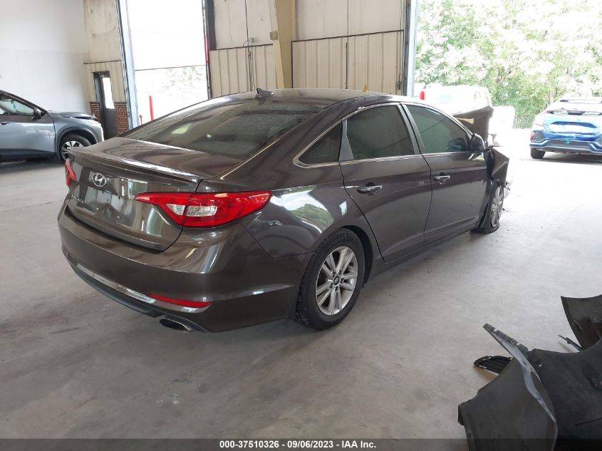 2015 HYUNDAI SONATA 2.4L SE - 5NPE24AF5FH202077