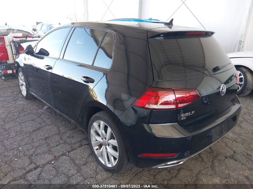 2019 VOLKSWAGEN GOLF S/SE - 3VWG57AU7KM034296