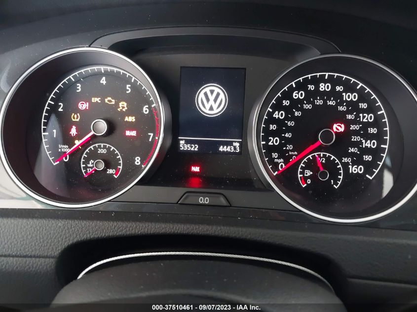 2019 VOLKSWAGEN GOLF S/SE - 3VWG57AU7KM034296