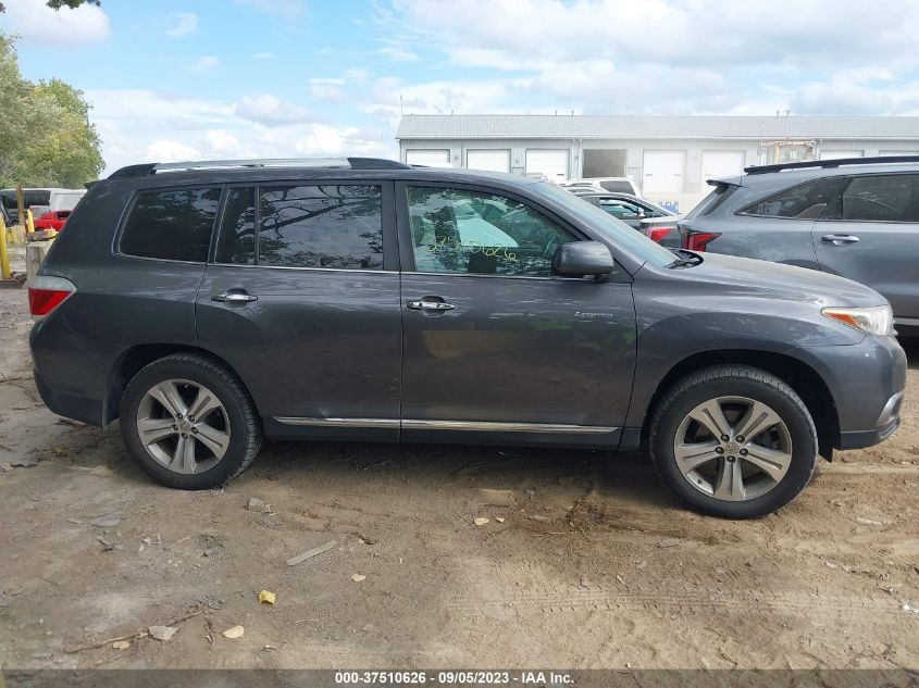 2013 TOYOTA HIGHLANDER LIMITED - 5TDDK3EH4DS200765