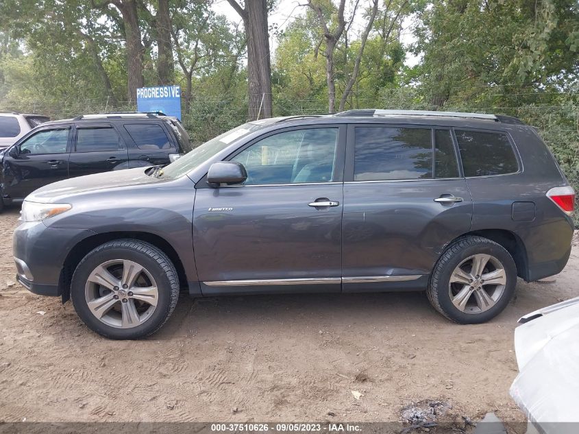 2013 TOYOTA HIGHLANDER LIMITED - 5TDDK3EH4DS200765