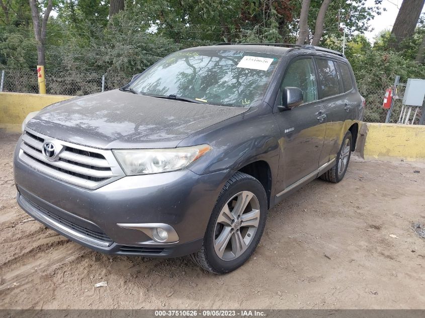 2013 TOYOTA HIGHLANDER LIMITED - 5TDDK3EH4DS200765