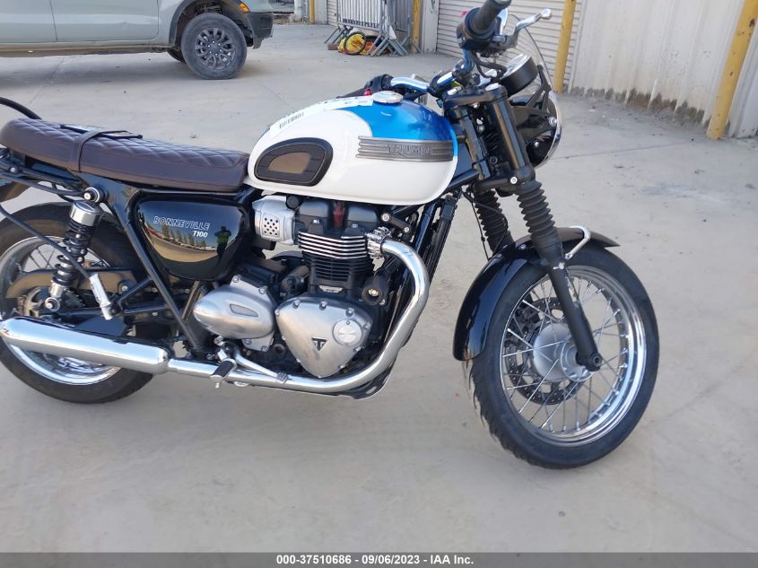 2020 TRIUMPH MOTORCYCLE BONNEVILLE T100 - SMTD10GNXLT963461