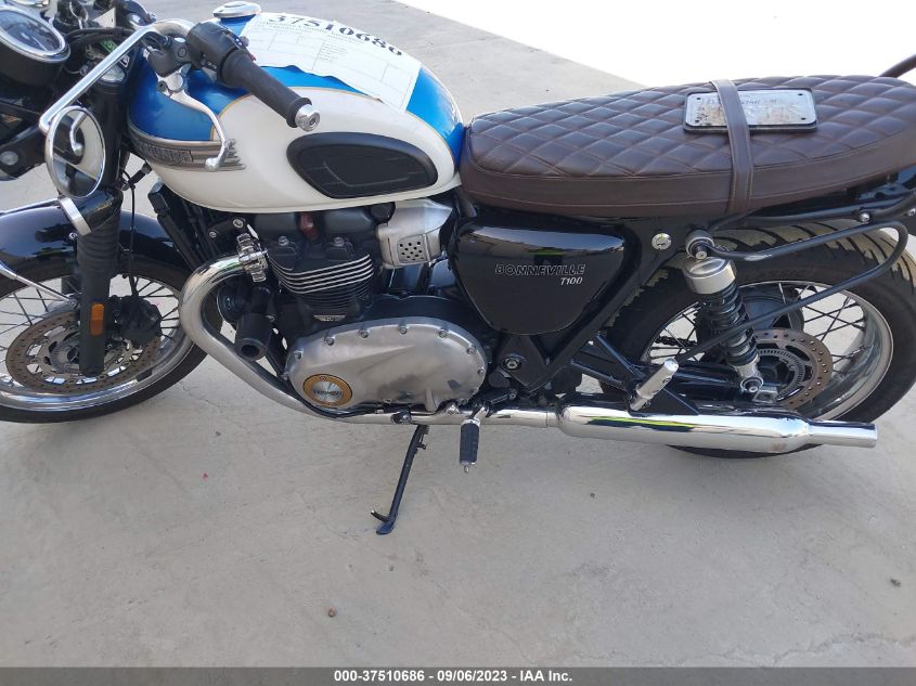 2020 TRIUMPH MOTORCYCLE BONNEVILLE T100 - SMTD10GNXLT963461