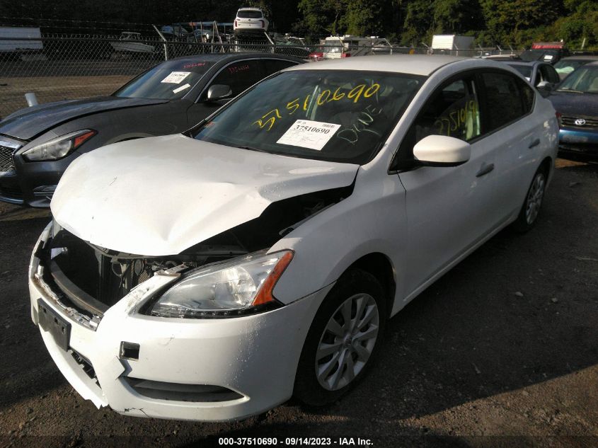 2014 NISSAN SENTRA S/FE+ S/SV/FE+ SV/SR/SL - 3N1AB7AP7EY255814