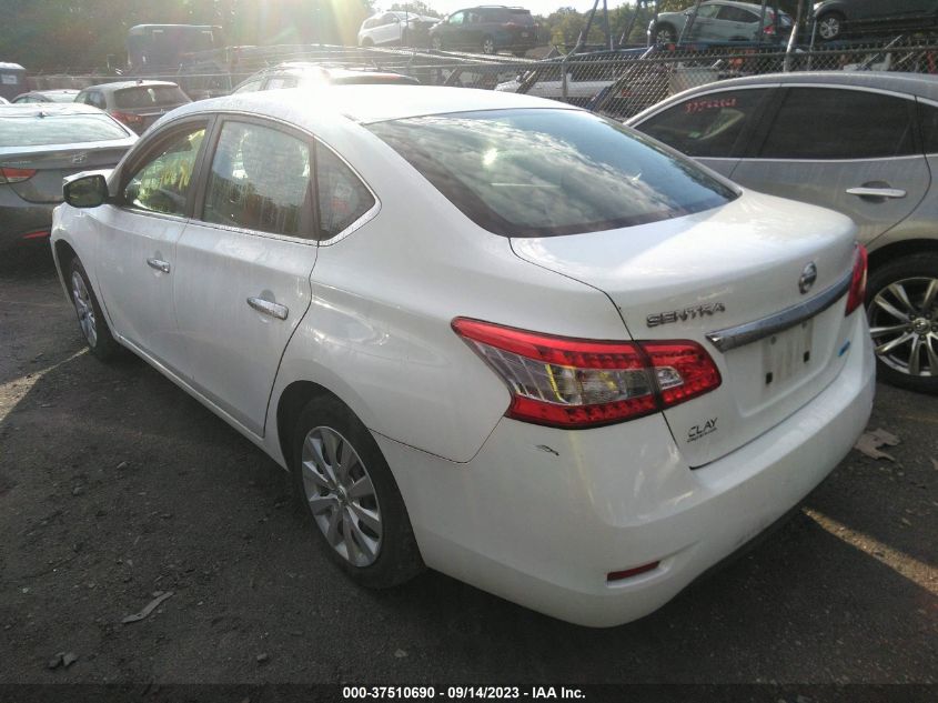 2014 NISSAN SENTRA S/FE+ S/SV/FE+ SV/SR/SL - 3N1AB7AP7EY255814
