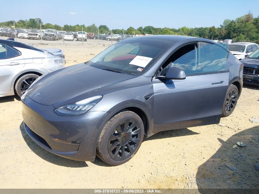 2022 TESLA MODEL Y LONG RANGE - 7SAYGDEE2NA009088