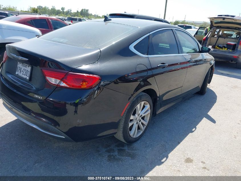 2015 CHRYSLER 200 LIMITED - 1C3CCCAB6FN707982