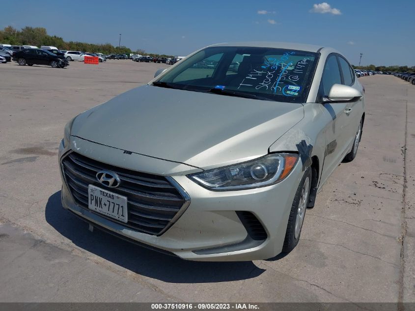 2017 HYUNDAI ELANTRA SE - KMHD74LF5HU359297