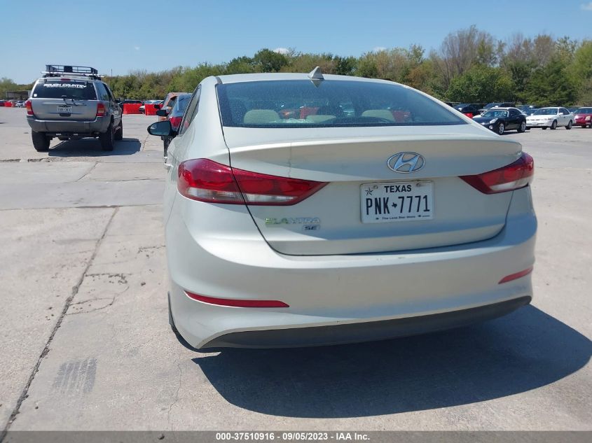 2017 HYUNDAI ELANTRA SE - KMHD74LF5HU359297