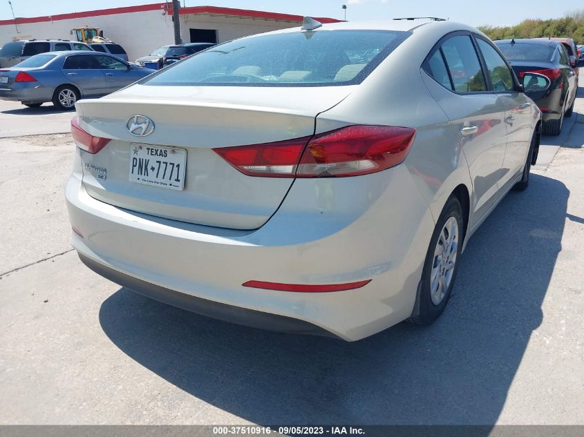 2017 HYUNDAI ELANTRA SE - KMHD74LF5HU359297