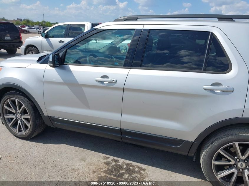 2015 FORD EXPLORER XLT - 1FM5K7D82FGA33389