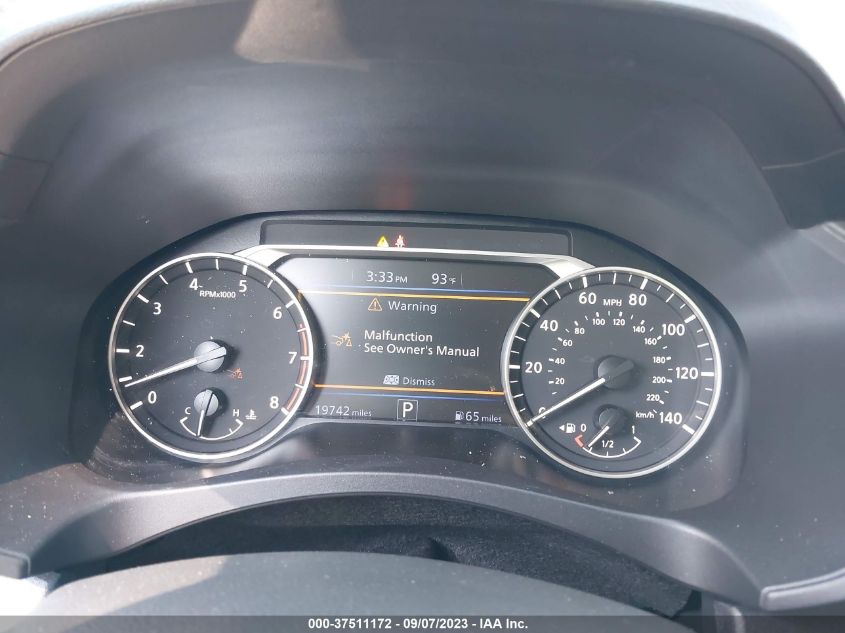 2023 NISSAN ALTIMA SV - 1N4BL4DV3PN322552