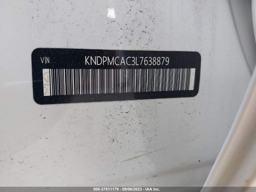 KNDPMCAC3L7638879 Kia Sportage LX 9