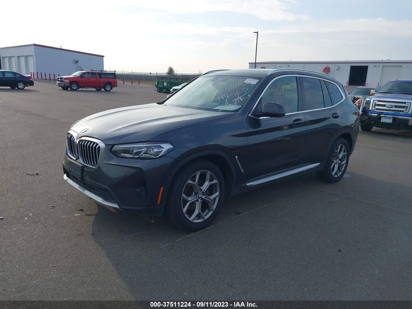VIN 5UX53DP02N9L45655 2022 BMW X3 XDRIVE30I