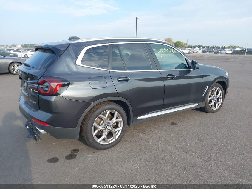 VIN 5UX53DP02N9L45655 2022 BMW X3 XDRIVE30I