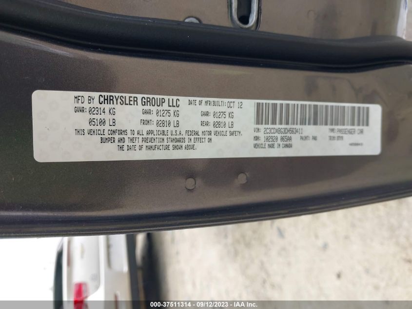 2013 DODGE CHARGER SE - 2C3CDXBG3DH563411