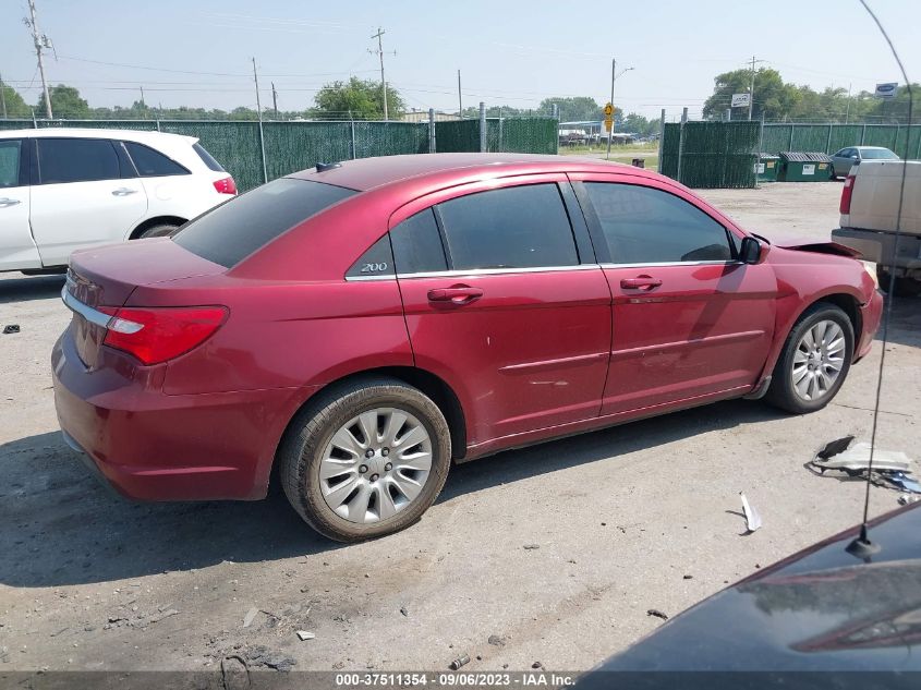 2013 CHRYSLER 200 LX - 1C3CCBAB3DN604767