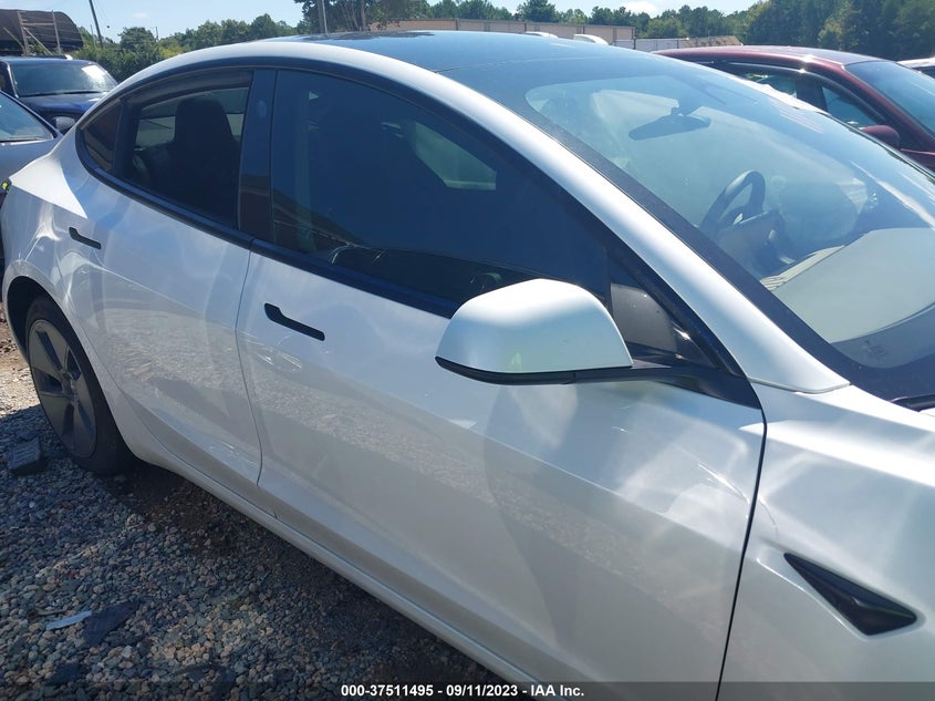 VIN 5YJ3E1EA4NF201110 2022 TESLA MODEL 3