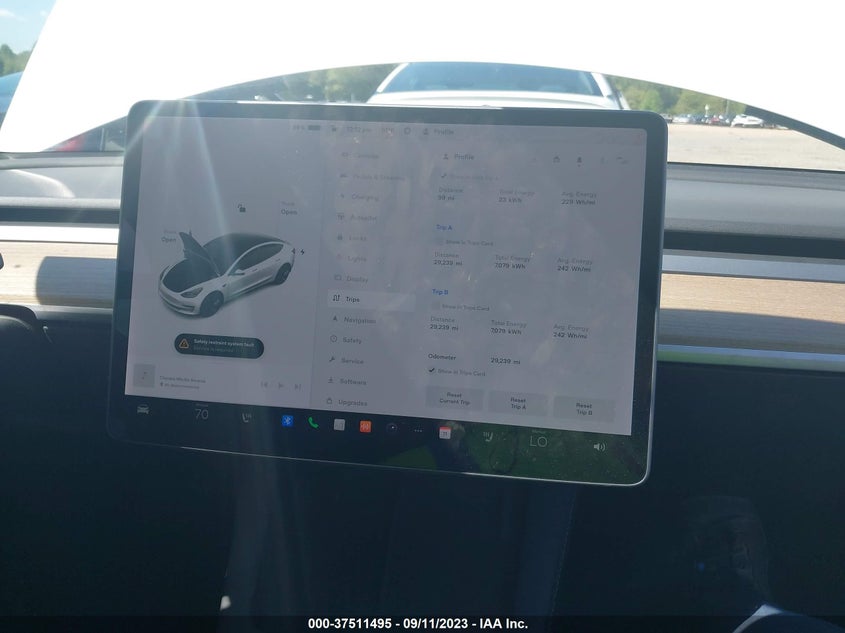 VIN 5YJ3E1EA4NF201110 2022 TESLA MODEL 3
