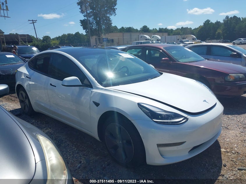 VIN 5YJ3E1EA4NF201110 2022 TESLA MODEL 3