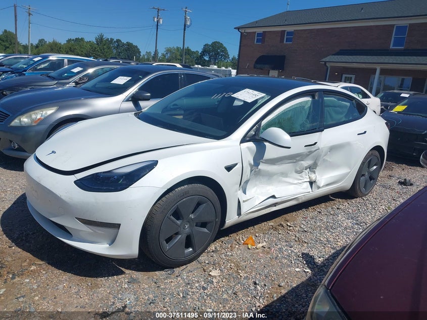 VIN 5YJ3E1EA4NF201110 2022 TESLA MODEL 3