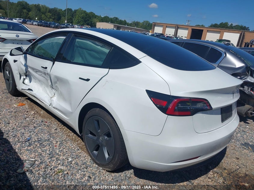 VIN 5YJ3E1EA4NF201110 2022 TESLA MODEL 3
