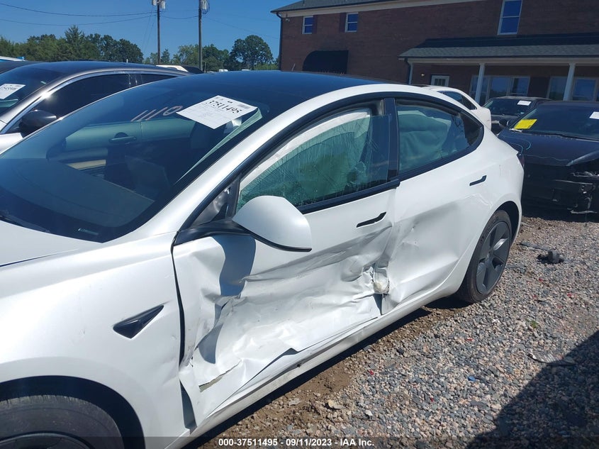 VIN 5YJ3E1EA4NF201110 2022 TESLA MODEL 3
