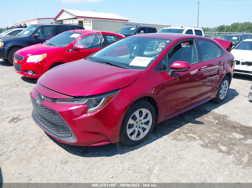 VIN JTDEPMAE8NJ216389 2022 TOYOTA COROLLA LE
