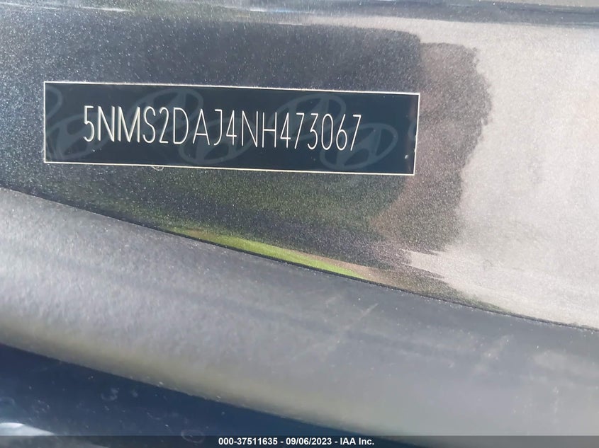 VIN 5NMS2DAJ4NH473067 2022 HYUNDAI SANTA FE SEL