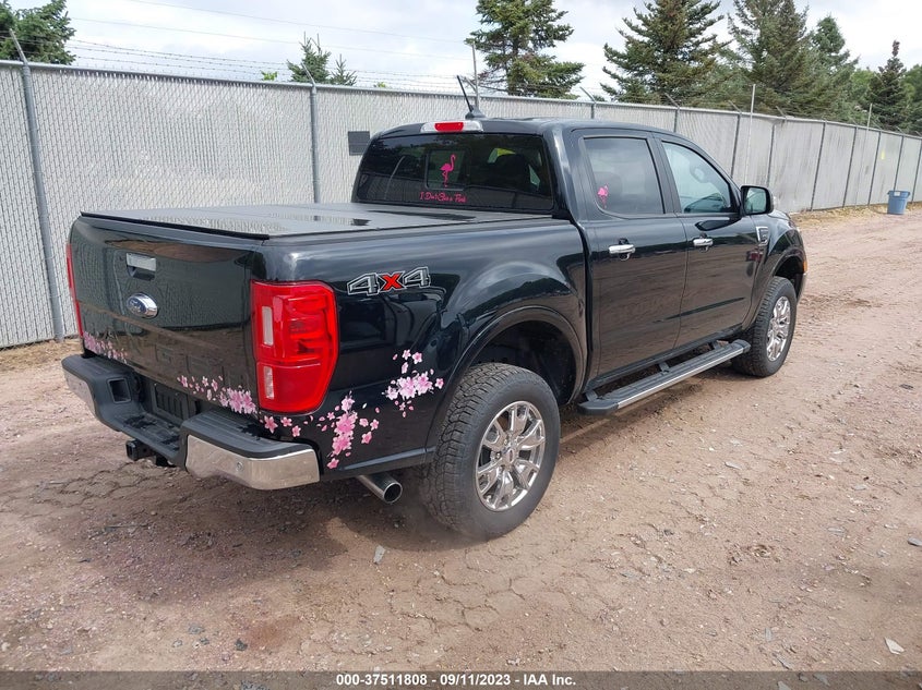 VIN 1FTER4FH1NLD10129 2022 FORD RANGER XL/XLT/LARIAT