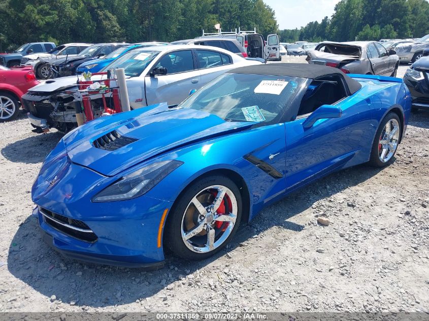 2014 CHEVROLET CORVETTE - 1G1YD3D37E5110057