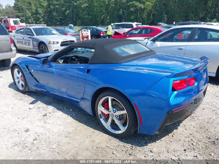 2014 CHEVROLET CORVETTE - 1G1YD3D37E5110057