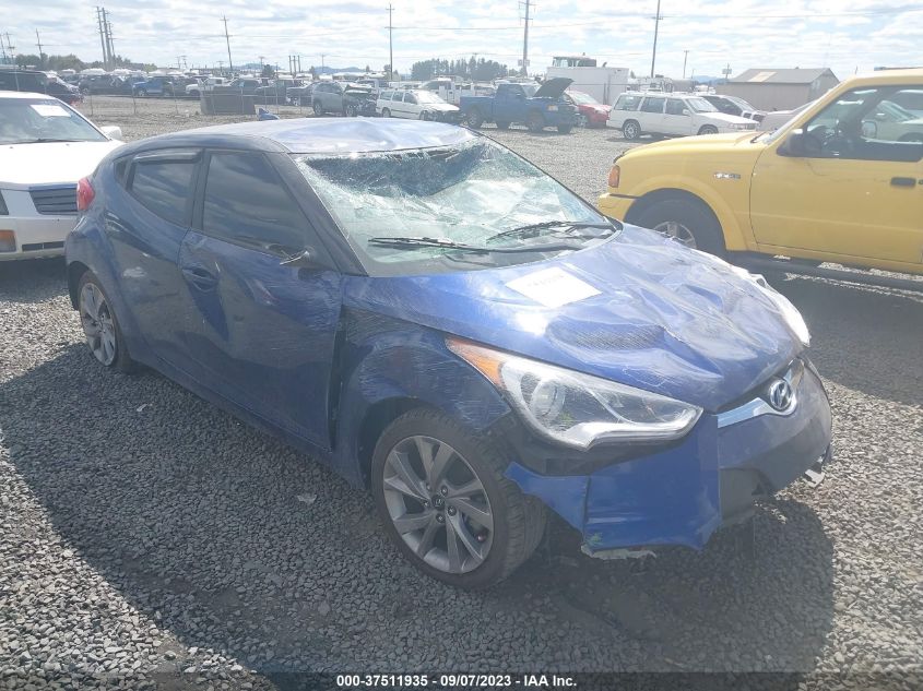 2017 HYUNDAI VELOSTER - KMHTC6AD2HU311468