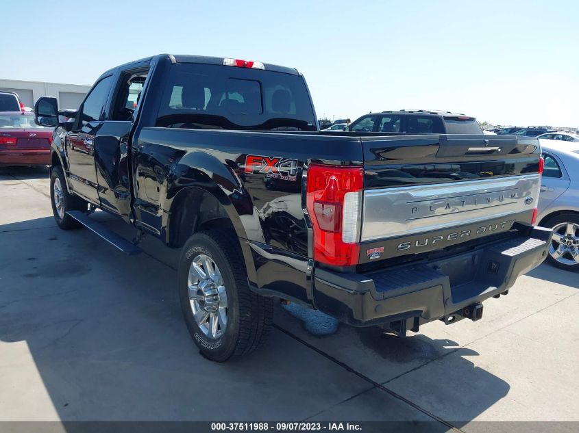 2017 FORD SUPER DUTY F-250 SRW LARIAT/PLATINUM - 1FT7W2BT2HED40880