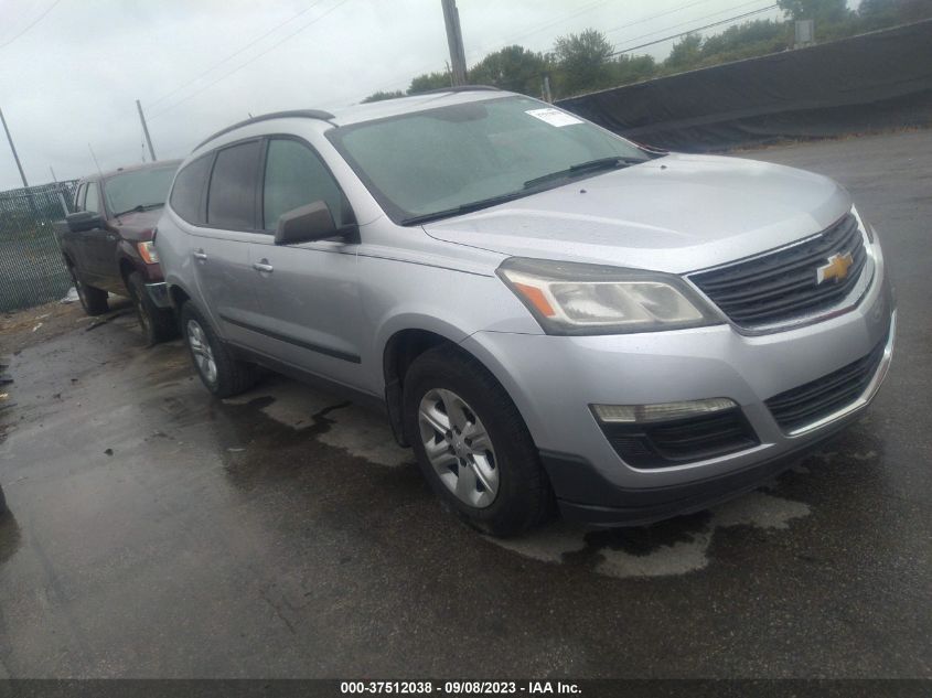 Lot #2541528146 2013 CHEVROLET TRAVERSE LS salvage car