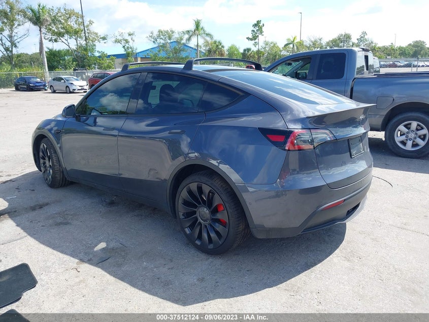 VIN 7SAYGDEF9NF454956 2022 TESLA MODEL Y