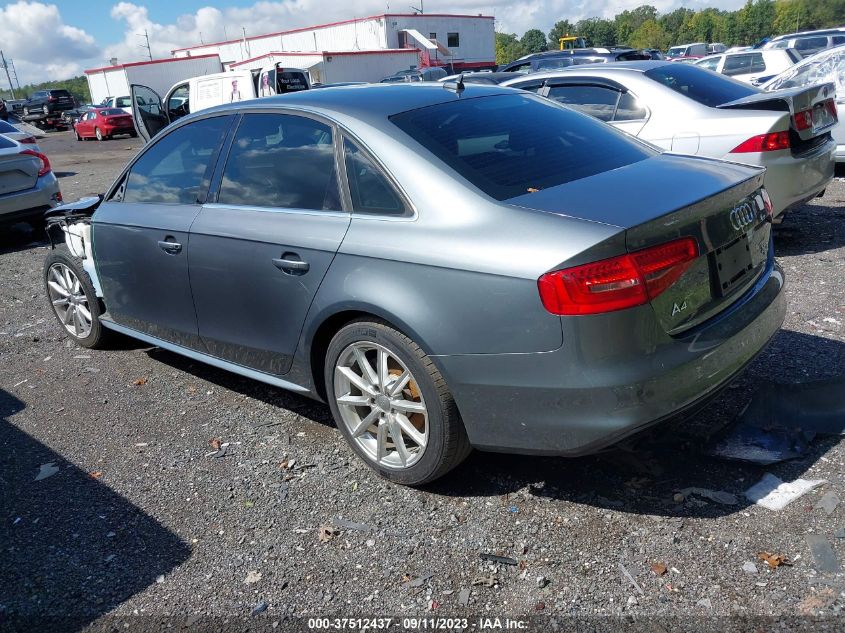 2014 AUDI A4 PREMIUM PLUS - WAUFFBFL1EN025602
