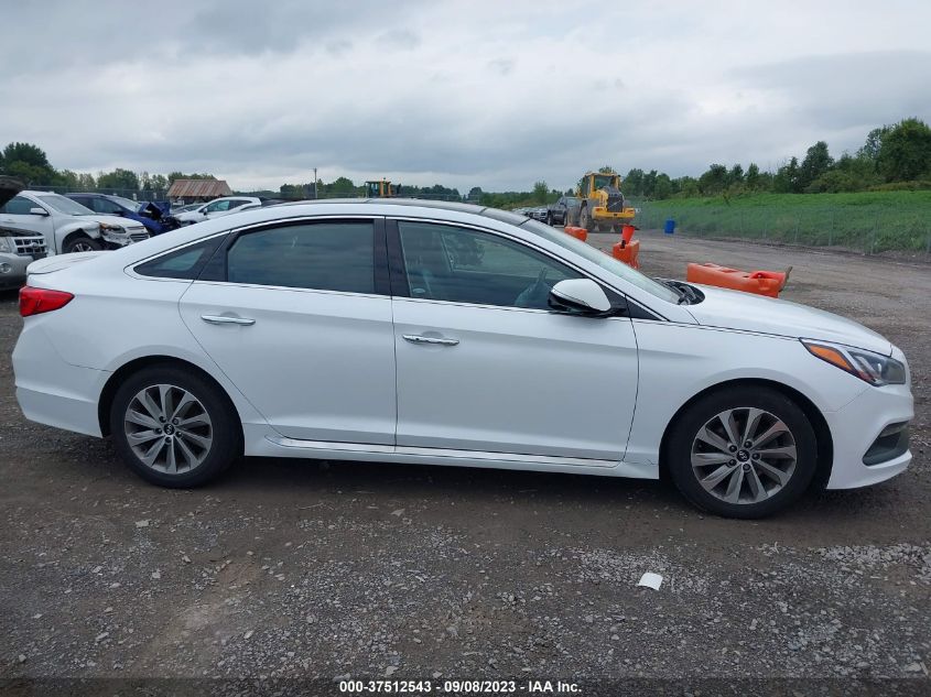 2015 HYUNDAI SONATA 2.4L SPORT TECH - 5NPE34AF2FH118196