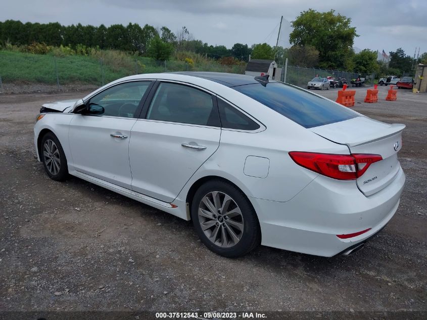 2015 HYUNDAI SONATA 2.4L SPORT TECH - 5NPE34AF2FH118196