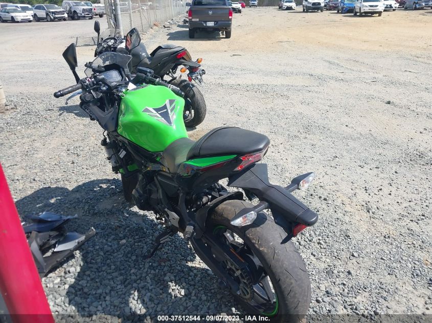 VIN ML5EXEN12NDA60231 2022 KAWASAKI EX650 N